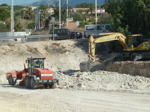 pluviales y aparcamiento polideportivo alfaz
