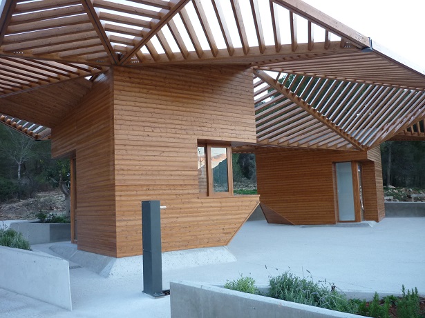 obra acceso parque natural sierra helada